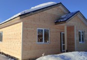 Фото со стройплощадок - Каркасный дом 8х9 м. 