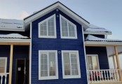 Фото со стройплощадок - Каркасный дом 7,5х13 м.