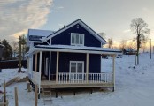 Фото со стройплощадок - Каркасный дом 7,5х13 м.