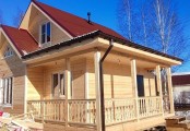 Фото со стройплощадок - Каркасный дом 7×8,5 м.