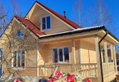 Фото со стройплощадок - Каркасный дом 7×8,5 м.