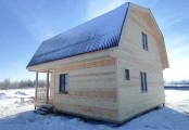 Фото со стройплощадок - Каркасный дом 7,5х8 м.