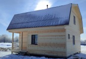 Фото со стройплощадок - Каркасный дом 7,5х8 м.