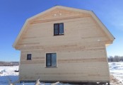 Фото со стройплощадок - Каркасный дом 7,5х8 м.