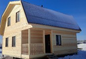 Фото со стройплощадок - Каркасный дом 7,5х8 м.