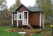 Фото со стройплощадок - Баня по проекту Б-3