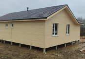 Фото со стройплощадок - Каркасный дом 10х12 м.