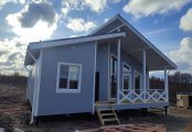 Фото со стройплощадок - Каркасный дом 7,5х10 м.