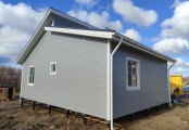 Фото со стройплощадок - Каркасный дом 7,5х10 м.