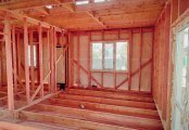 Фото со стройплощадок - Каркасный дом 11х10 м.