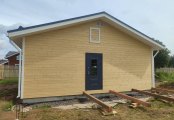 Фото со стройплощадок - Каркасный дом 8х10 м.