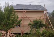 Фото со стройплощадок - Каркасный дом 7,5х8,5 м.