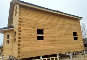 Фото со стройплощадок - Дом по проекту Д-60