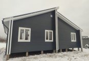 Фото со стройплощадок - Каркасный дом 12х10 м.