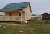 Фото со стройплощадок - Дом 8x10 м.