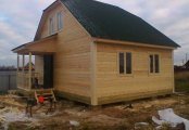 Фото со стройплощадок - Дом по проекту Д-57