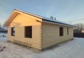 Фото со стройплощадок - Дом из бруса 11,9х8,5 м.