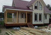 Фото со стройплощадок - Дом по проекту К-19