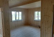 Фото со стройплощадок - Каркасный дом 8х11 м.