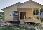 Фото со стройплощадок - Каркасный дом 8х11 м.