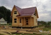 Фото со стройплощадок - Дом по проекту Д-47