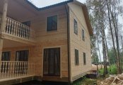 Фото со стройплощадок - Дом из бруса 9х11 м