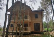Фото со стройплощадок - Дом из бруса 9х11 м