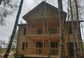 Фото со стройплощадок - Дом из бруса 9х11 м