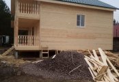 Фото со стройплощадок - Дом по проекту К-127