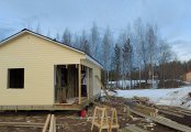 Фото со стройплощадок - Дом по проекту А-4