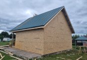 Фото со стройплощадок - Каркасный дом 8х8.5 м.