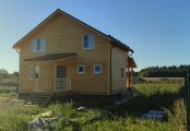 Фото со стройплощадок - Дом из бруса 9х11 м.