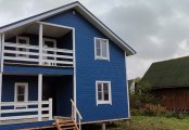 Фото со стройплощадок - Каркасный дом 8х8 м 