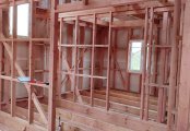 Фото со стройплощадок - Каркасный дом 8х8 м 