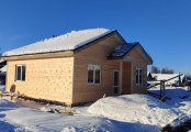 Фото со стройплощадок - Каркасный дом 8х9 м. 