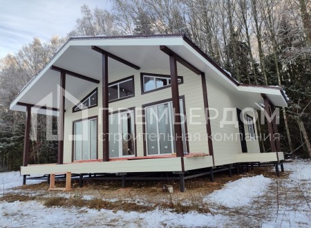 Фото со стройплощадок - Каркасный дом 8х10 м.