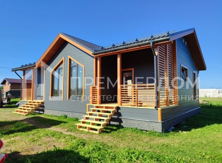Фото со стройплощадок - Каркасный дом 8,5х13 м.