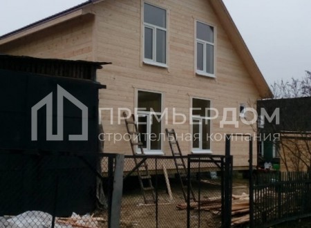 Фото со стройплощадок - Каркасный дом 8х8.5 м