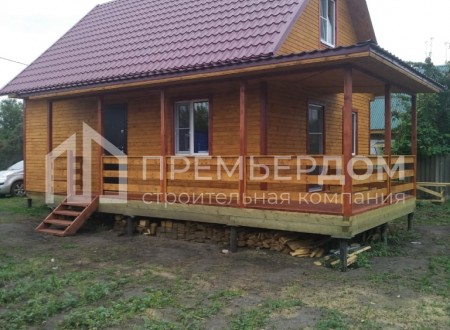 Фото со стройплощадок - Каркасный дом 7х10 м.