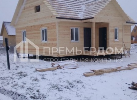 Фото со стройплощадок - Каркасный дом 9.5х10 м.