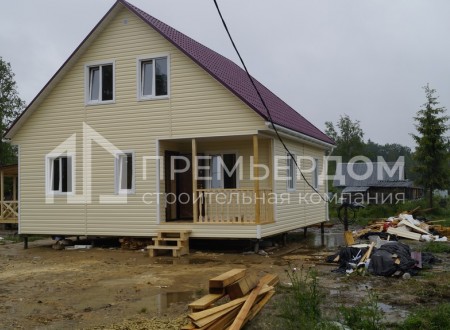 Фото со стройплощадок - Дом по проекту К-76