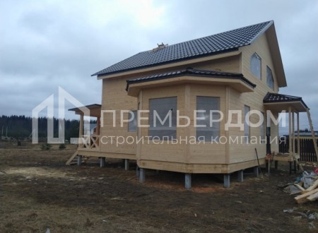 Фото со стройплощадок - Каркасный дом 8х10 м.