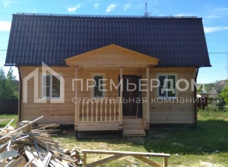 Фото со стройплощадок - Дом по проекту Д-39