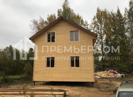 Фото со стройплощадок - Каркасный дом 6х8 м
