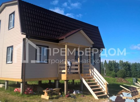 Фото со стройплощадок - Дом по проекту К39