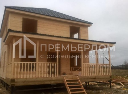 Фото со стройплощадок - Каркасный дом 8х10 м.