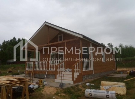 Фото со стройплощадок - Каркасный дом К-92