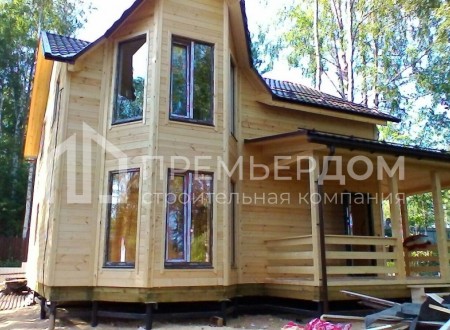 Фото со стройплощадок - Каркасный дом 9х10 м.