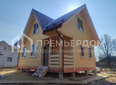 Фото со стройплощадок - Каркасный дом 6х8 м.