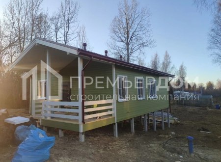 Фото со стройплощадок - Каркасный дом 9х12,5 м.
